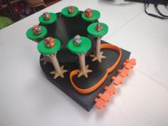 Automatic Dice Tower Cauldron 3D Printer Model