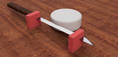 Sponge Cakes Knife Grip/guide 3D Printer Model