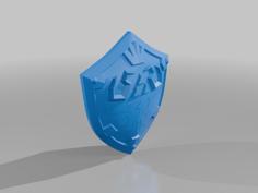 Hylian Shield (Sections) 3D Printer Model