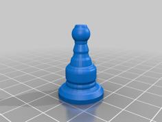 Chess Pawn 3D Printer Model