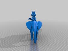 The King 3D Printer Model