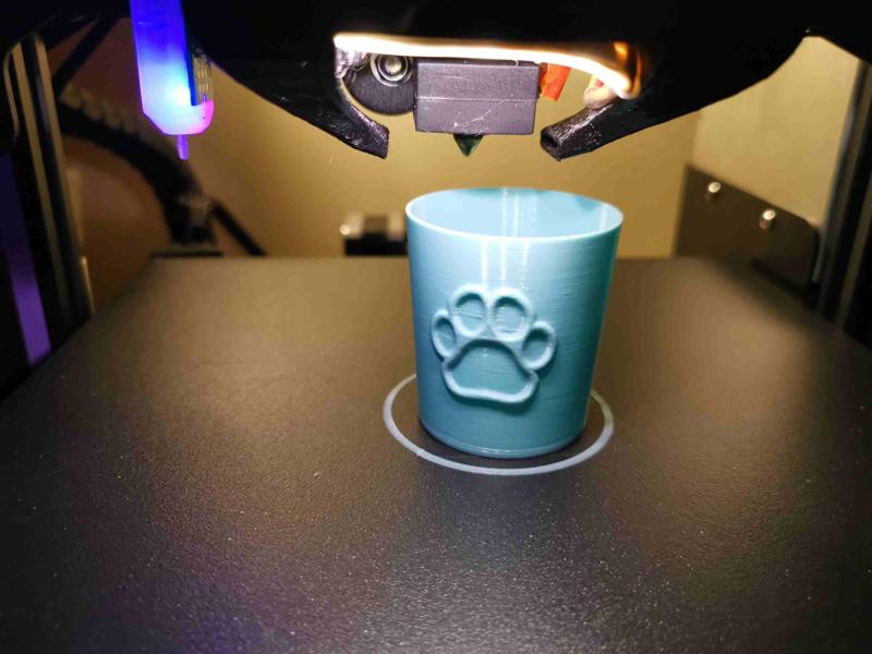 Paw Cup – Pet Feeding Measure 3D Printer Model Free Download - 3axis.co