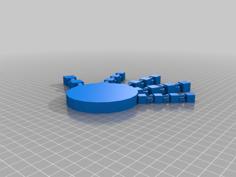 Articulated Hand 3D Printer Model