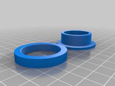 Screw To Close Filament Holder Hole On FBG6 With PTFE Pass Through Hole 3D Printer Model