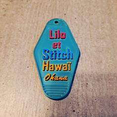 Lilo And Stitch Keychains 3D Printer Model