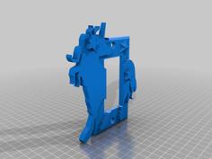 Unicorn Rocker Light Switch 3D Printer Model