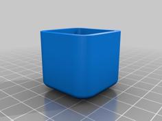 1″ Square Tube End Cap 3D Printer Model