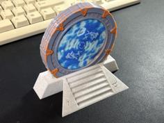 Pedestal (parametric) For Stargate Multicolor Coaster By Kvant 3D Printer Model