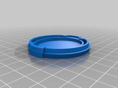 SLR Camera Lens Cap Single Print Experiment 3D Printer Model