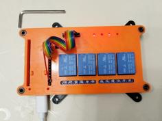 Case For 4 Channel Relay With ESP32C3 3D Printer Model