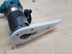 Circle Jig For Makita RT0700 Router (and Most Clones) 3D Printer Model