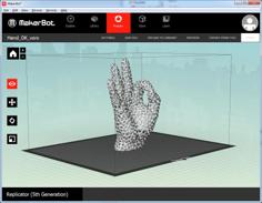 3D Voronization Of Hand 3D Printer Model