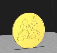 Pat And Mat Coin 3D Printer Model