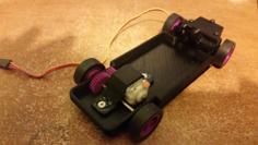 1:25 Scale RC Car Chassis 3D Printer Model