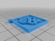 DBD Gearhead Earring 3D Printer Model