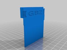 GameBoy Zero Dummy Cartridge 3D Printer Model