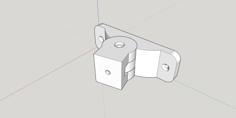 Camera Wall Mount 3D Printer Model