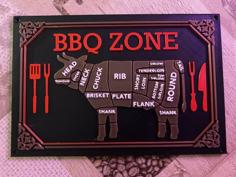 BBQ Zone (beef) 3D Printer Model