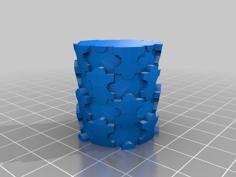 Tessellation Puzzle Pilar Cup 3D Printer Model