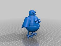 Super Chicken 3D Printer Model