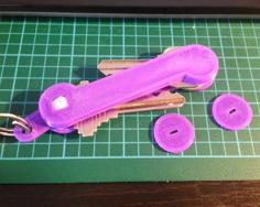 Screwless Key Holder 3D Printer Model