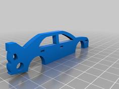 Mitsubishi EVO 4 Keychain 3D Printer Model