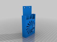 Slim Raspberry Pi 2, 3 Octoprint Case For Wanhao I3 3D Printer Model