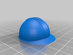 Construction Site Safety Helmet 3D Printer Model