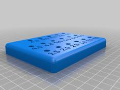 Customizable Hex Bit Organizer 3D Printer Model