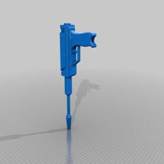 9 Gauge Plasma Pistol (with Removable Magazine) – Rick And Morty 3D Printer Model