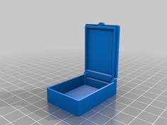 Pill Box With Hinge-opening Lid 3D Printer Model