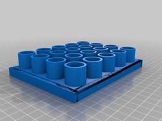 Falcon Tube Holder (15 And 50mL) 3D Printer Model