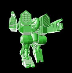 MT-66 Moon Traveler American Mecha 3D Printer Model