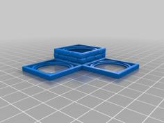 Miniature Stand For 1-inch Bases 3D Printer Model