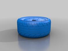 Car Wheel Model 3D Printer Model