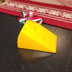 A Very Cheesy (cheese Wedge) Ornament 3D Printer Model