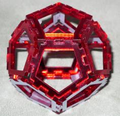 Laser Cut Buckyball Puzzle