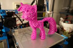 Twilight Sparkle Voronoi Style 3D Printer Model