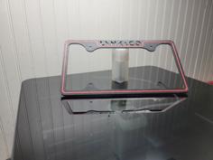 License Plate Frame 3D Printer Model