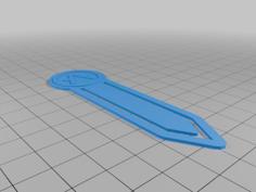 Aleph Zero Bookmark 3D Printer Model