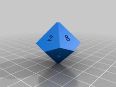 Dice 3D Printer Model