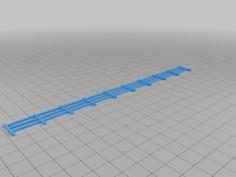 OO Scale Wonky Fence 3D Printer Model