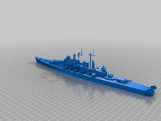 USS Des Moines 3D Printer Model