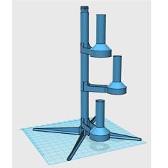 Modular Filament Spool Stand #FilamentChallenge 3D Printer Model