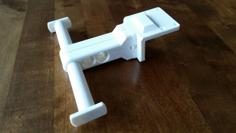 OmniStand Mod Backside With Filamentguide For Flashforge Dreamer / Dremel Idea 3D Printer Model