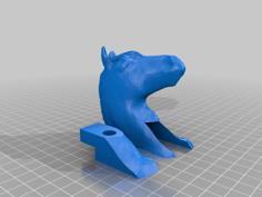 Horse Wall Hook 3D Printer Model