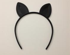 Cat Ears Headband 3D Printer Model