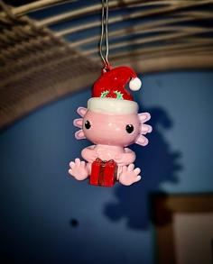 AXOLOTL CHRISTMAS ORNAMENT 3D Printer Model