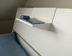 Ikea Bed Headboard Tray 3D Printer Model