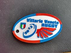 Vittorio Veneto Rugby Flux 4 Colori 3D Printer Model